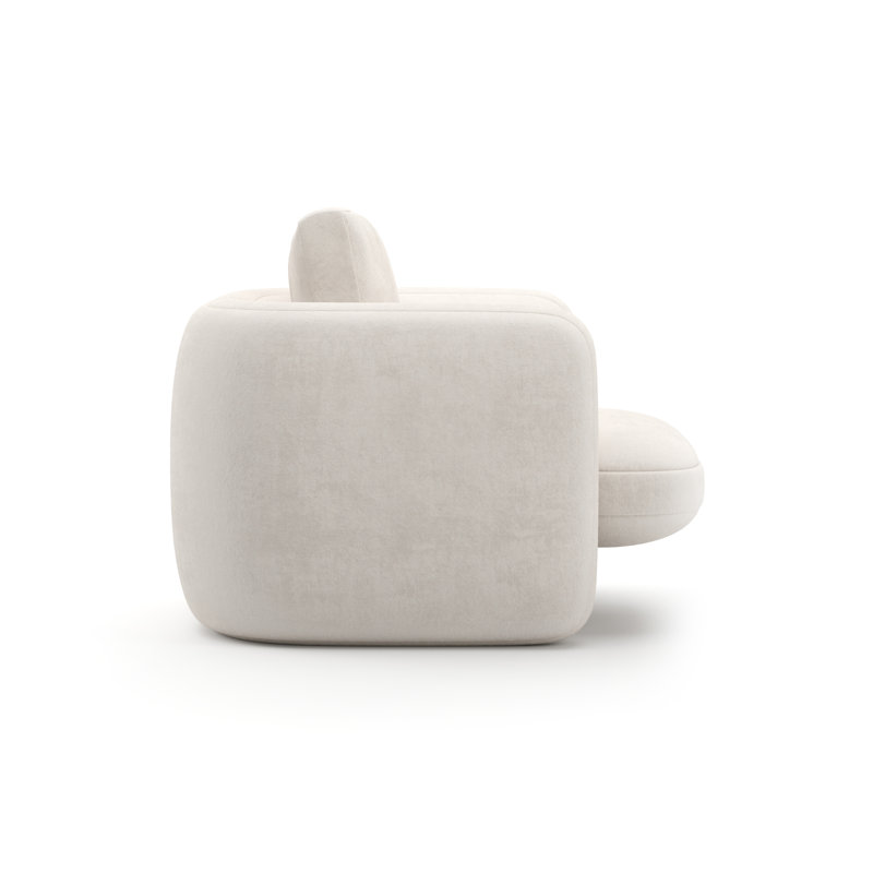 Overlap Chair Ecru, White