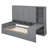 Wooden Daybed With Three Drawers, And All-In-One Cabinet, Desk And Shelves-177495312-177495319