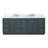 Gazsi 84" Free Standing Double Bathroom Vanity with Engineered Stone Top-846582906