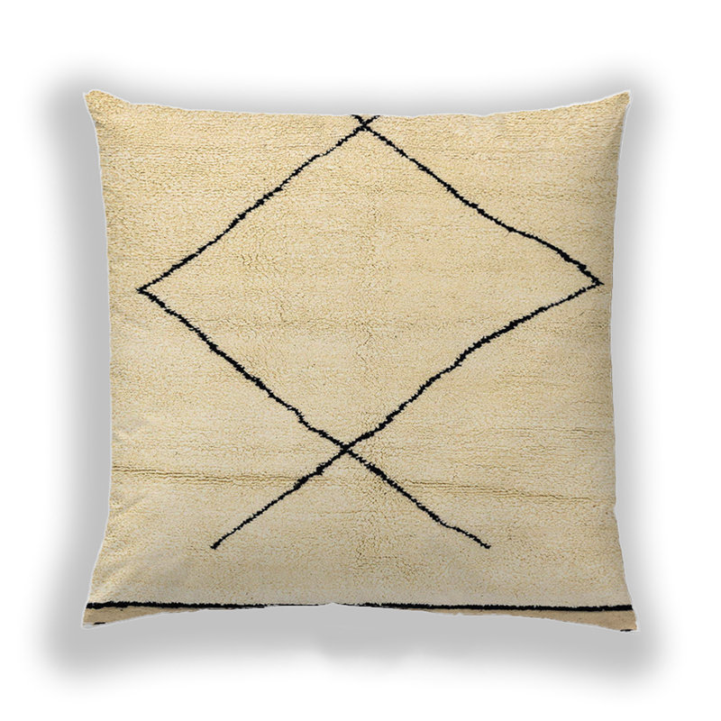 Coussin Abstract 2897, Microsuède