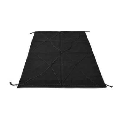 3x5 Pires Black Rug