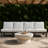 Kylis 120'' Wide Aluminum Patio Sofa with Cushions-61209883-61209882