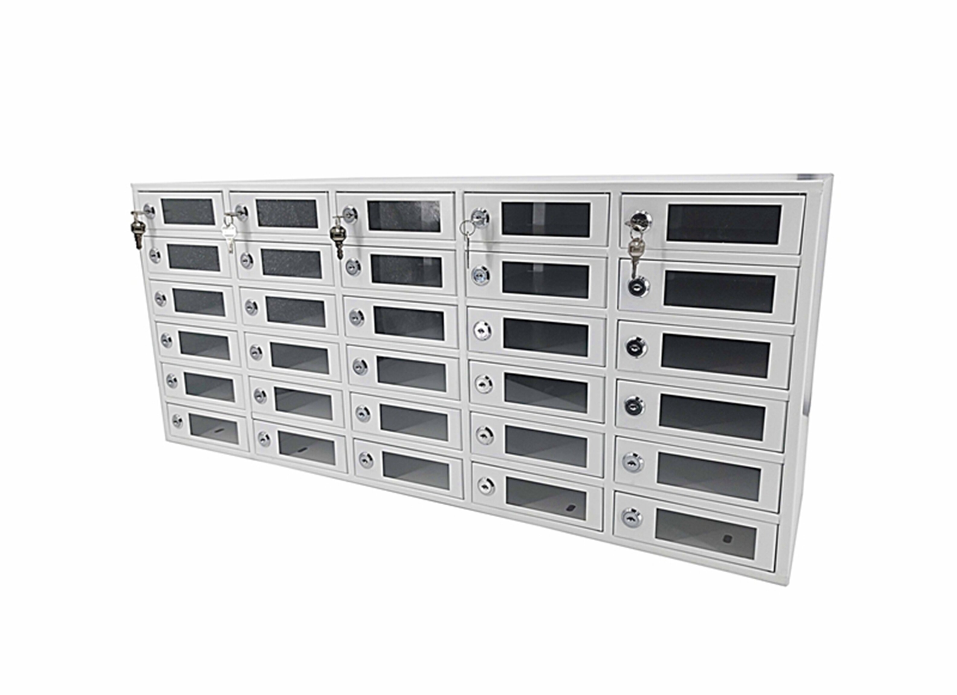 FixtureDisplays 23 Slot Usb Cellphone Locker Storage Charging