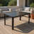 Rust-Proof Aluminum Patio Dining Table with Umbrella Hole & Adjustable non-slip foot pads