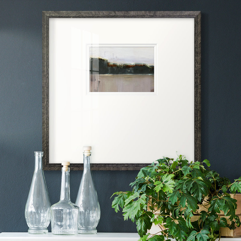 «At Dusk Turnwoodpremium», reproduction encadrée, H 21 po x l 21 po, Encadré grain de bois foncé