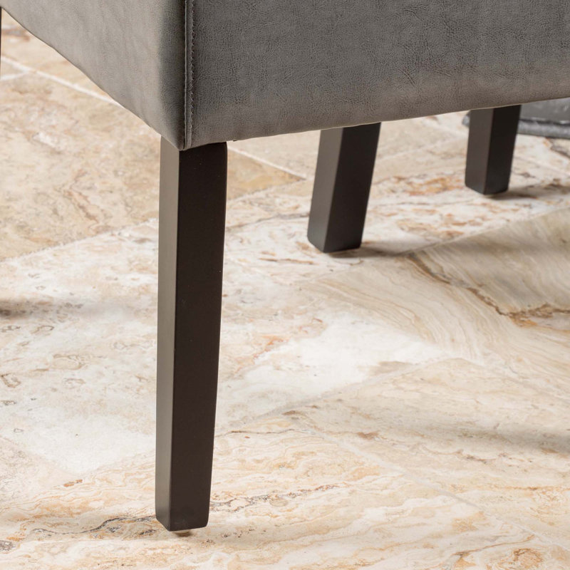 Ensemble de 2 chaises de salle à manger Carter, Gris foncé