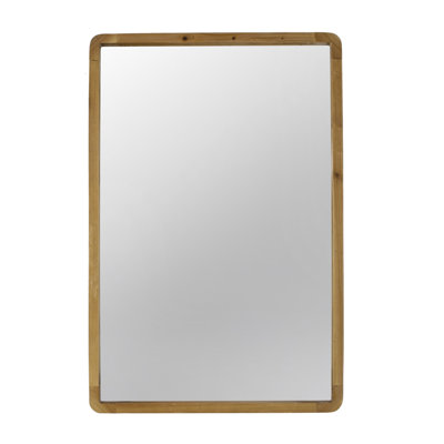 24"X36" Rectangle Wood Mirror
