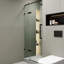 Porte de douche à charnière sans cadre l 32 po x H 74,25 po-83967756