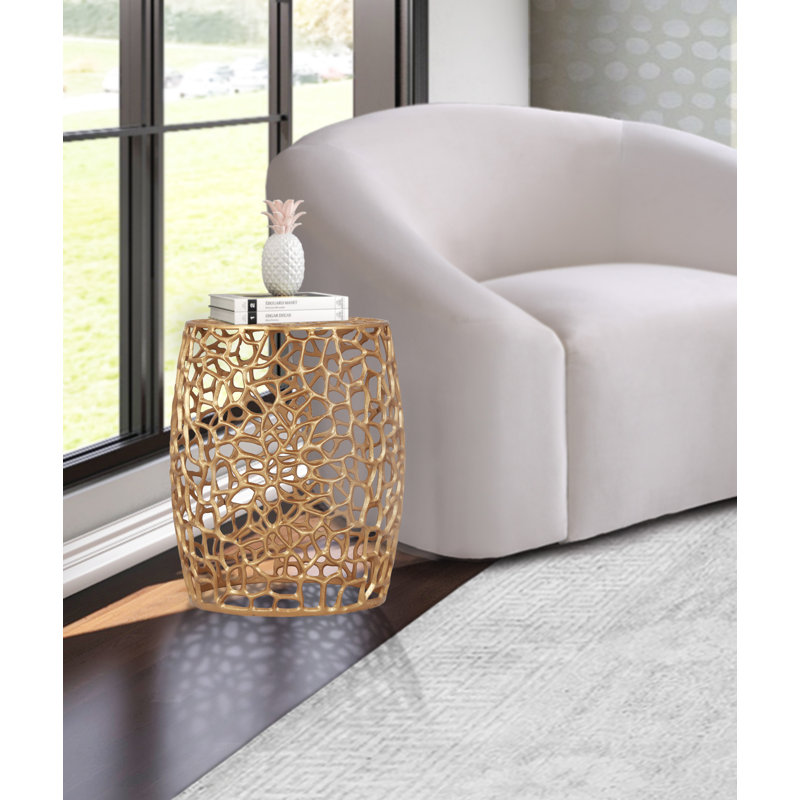 Striplin End Table, Gold