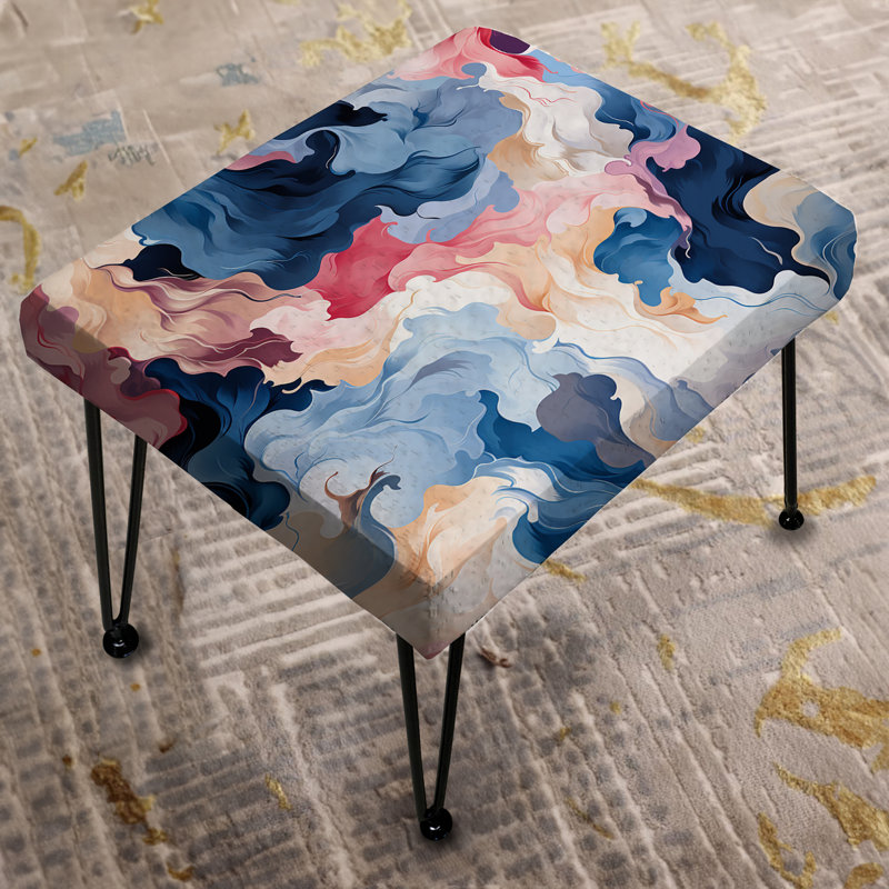 Ethereal Whispers - Repose-pieds rectangulaire camouflage