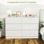 Modern Dresser for Bedroom with Spacious Countertop-460691543