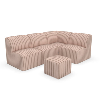 Fleener Essie Sunbrella® Outdoor Sofa With Ottoman
