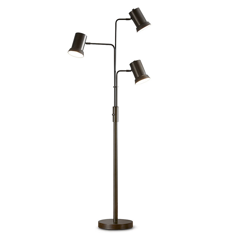 Aobh 73'' Tree Floor Lamp, Dark Bronze, Dark Bronze