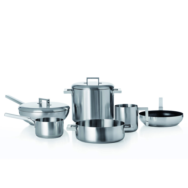 Stile Stainless Steel 1.4L Milk Boiler with Ergonomic Handle