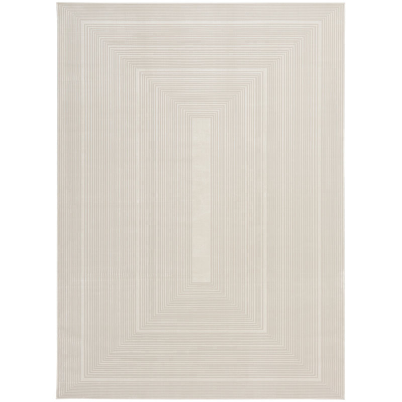 Irradiant Geometric Indoor Rug, Rectangle 9' x 12'