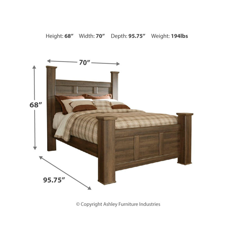 Hopecale Queen Poster Bed