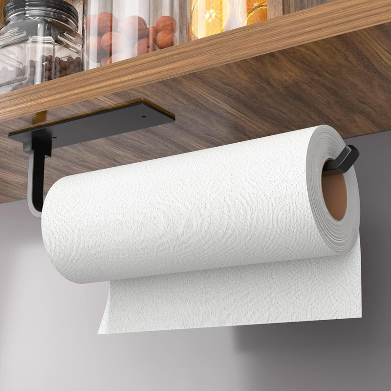 Matte Black Paper Towel Holder