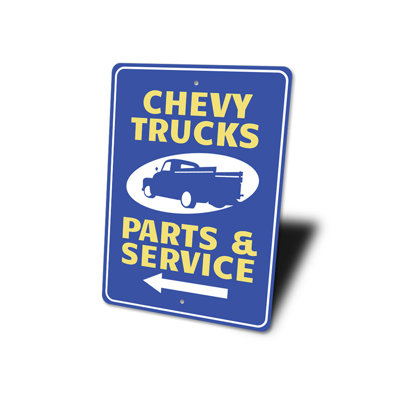 Enseigne en aluminium Chevy