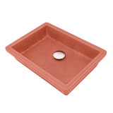 Newterra Handmade Rectangular Undermount Bathroom Sink
