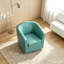 Fauteuil demi-tonneau pivotant en similicuir-129448687