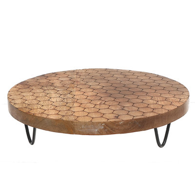 Cherika Wood Cake Stand