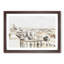 Rooftops in Barcelona Spain - Picture Frame Painting Print-56705512-56705515