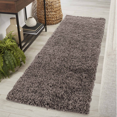 Esterly Shaggy Taupe Rug