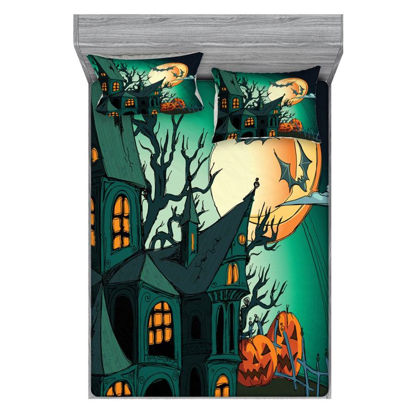 Microfiber Sheet Set, Queen Sheet Set with Fitted Sheet