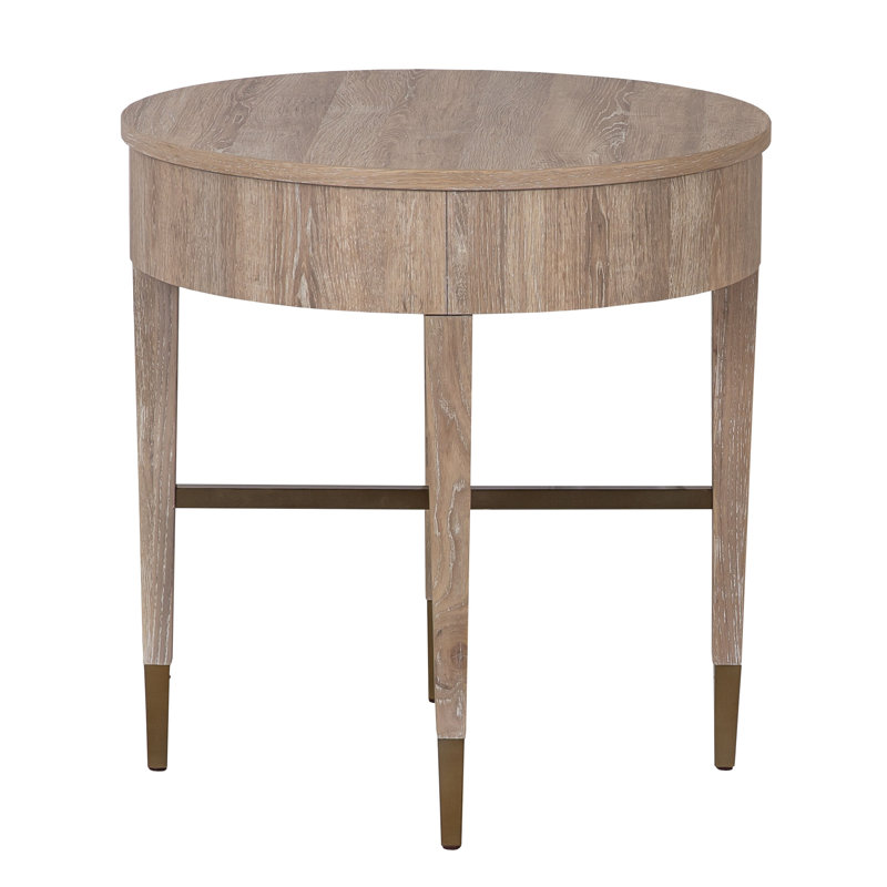 La Jolla End Table, Scrubbed Oak