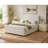 Braya Luxury Upholstered Platform Sleigh Bed With 2 Large Wood Drawers Storage,Beige,Queen-1937042112-1913656065