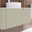 36 po Ensemble de meuble-lavabo mural W avec comptoir en marbre blanc assemblé-873518420