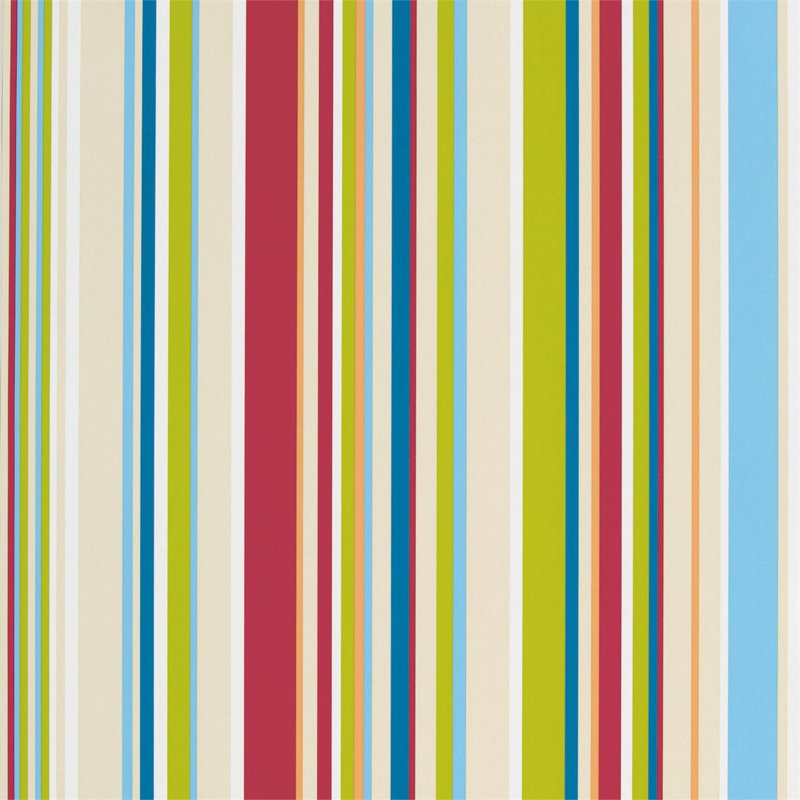 Rush 10.05m x 52cm Wallpaper Roll, Strawberry Sailor Blue Apple And Neutrals
