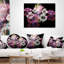 Gouttes d'eau sur miroir - coussin abstrait imprimé-30735175