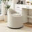1 PCS Barrel Chair with Storage 360° Swivel Upholstered Vanity Chair with Backrest Beige-978574932