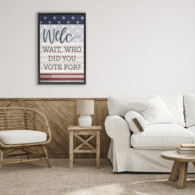 Cadre politique "Welcome", design par Lux + Me Designs