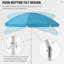 Parasol de plage 78 po Maciel-1232908580