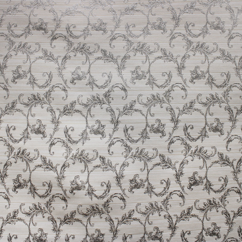 Floral Jacquard | Arbella Fabric, Silver