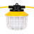 100 ft Construction LED Work String Lights with 10 Bright 6000K Bulbs, Linkable & Waterproof Jobsite Lighting