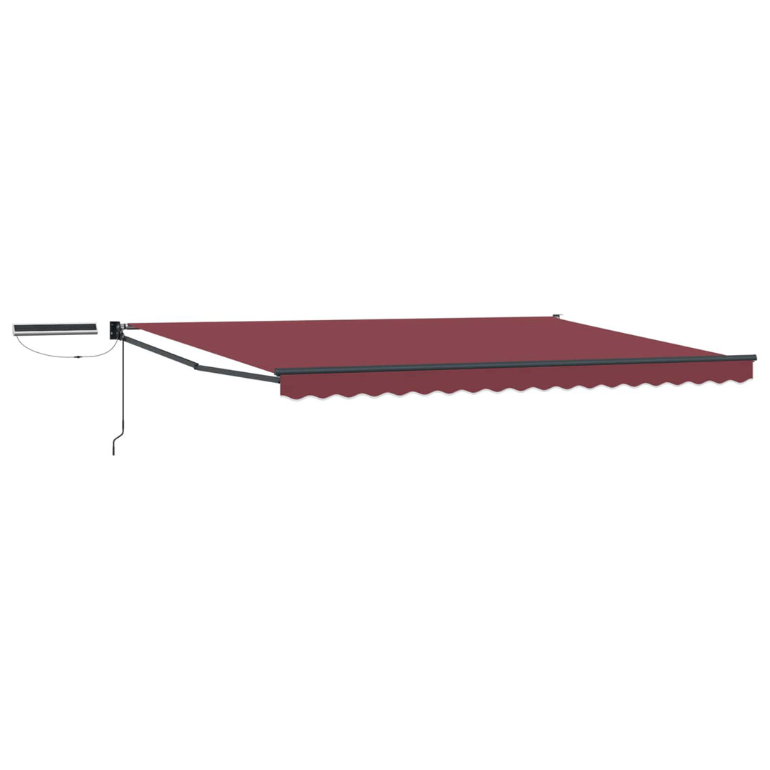 VidaXL Polyester Cover Retractable Patio Awning