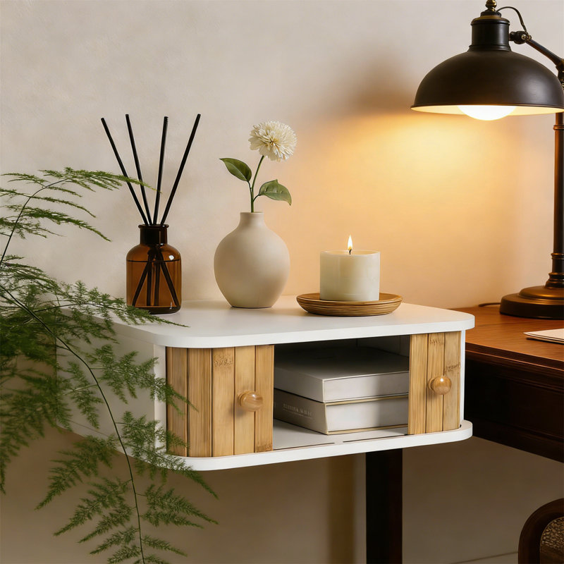 38cm W Manufactured Wood Bedside Table