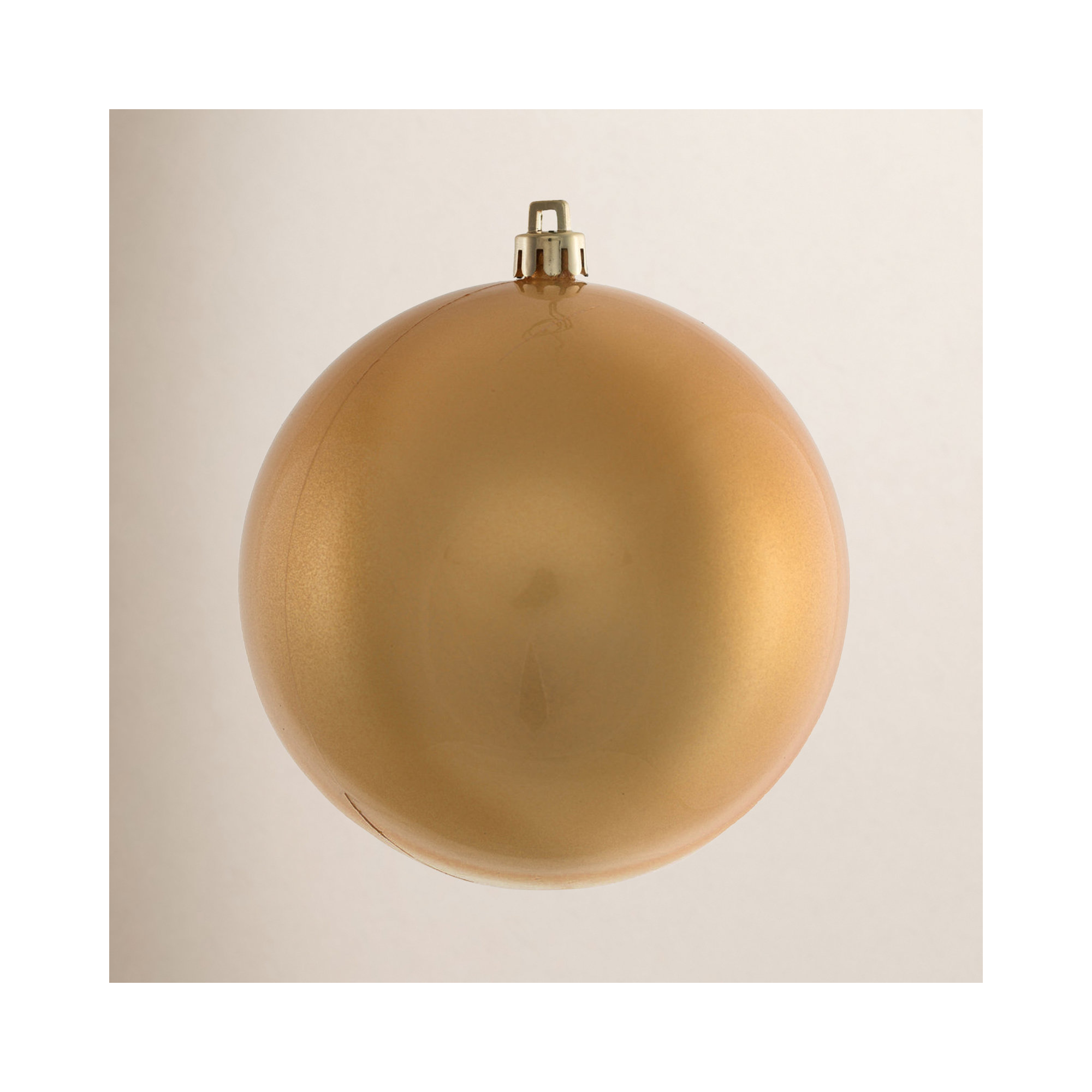 Holiday Décor Ball Ornament, 4" H x 4" W x 4" D, Fuchsia Glitter