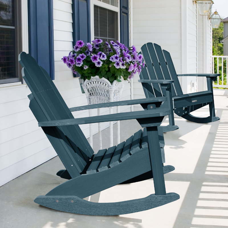 Chaise berçante Anette Classic, Bleu Nantucket