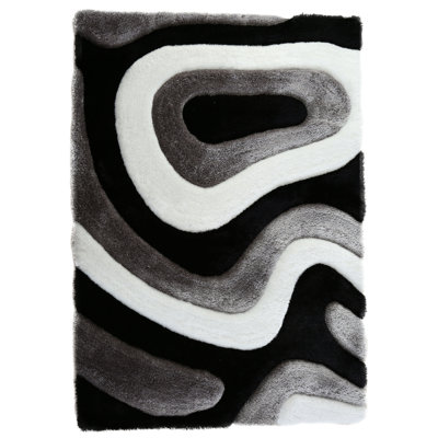 Tapis noir / gris Thionville