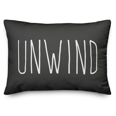 Oui! Housse et insert pour coussin d'extérieur rectangulaire Unwind