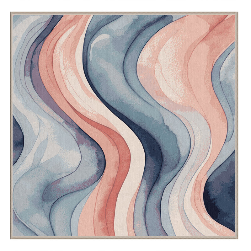 Pastel Mirage Rug, Square 4'