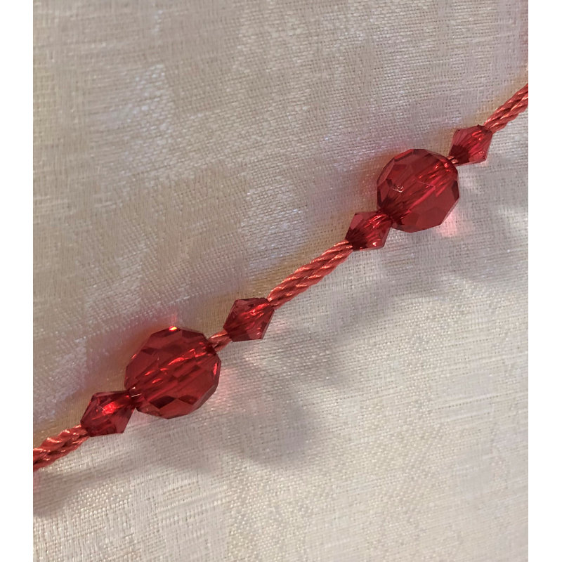 Trisler 1.5cm Curtain Holdback/Tieback, Red