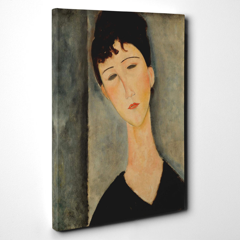 Portrait (2) by Amedeo Modigliani - Wrapped Canvas, 76cm H x 50cm W