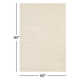 Ithaca Handmade Cream Rug