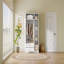 Armoire à miroir 3 portes avec 2 tiroirs et armoire supérieure-1662139882