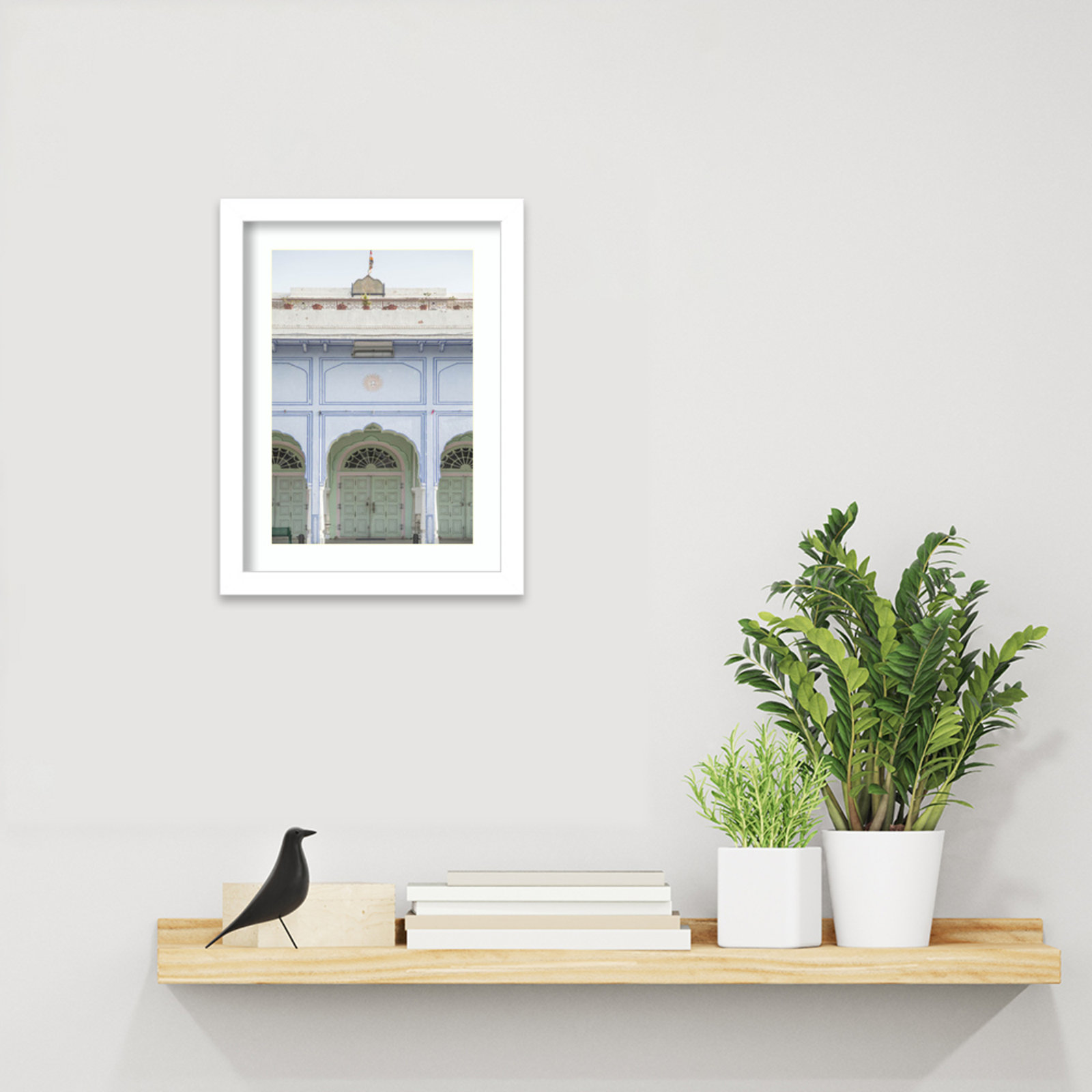 Sunshine Palace Print by Shot by Clint, White, 13" H x 10" W